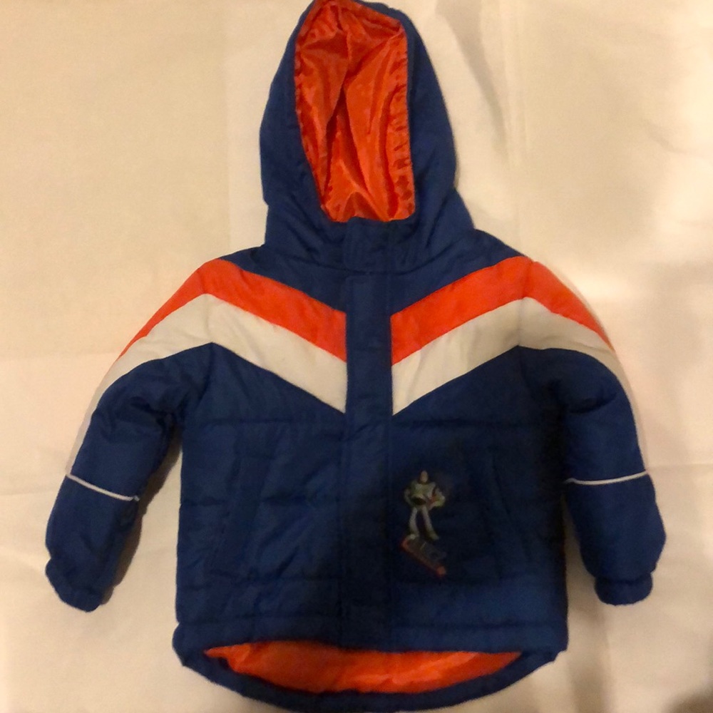 Jacket toddler Disney Toy Story Buzz Lightyear size 3T new polyester hooded